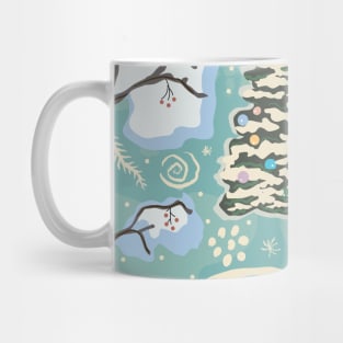 Snowman winter Pattern Mug